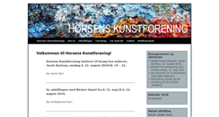 Desktop Screenshot of horsenskunstforening.dk
